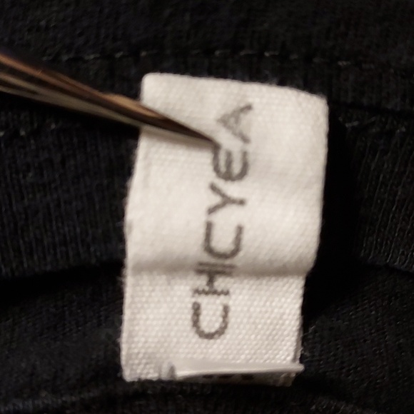 ChicYea Black & White Floral Skull Graphic Short Sleeve T-Shirt Size XL - Picture 6 of 8